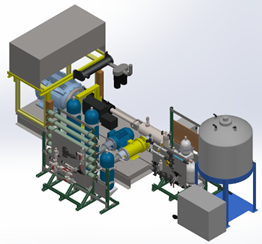 A hardware in-the-loop test bed for wave-powered reverse osmosis desalination